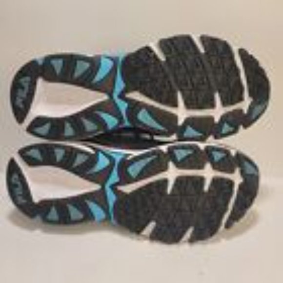 Fila Women Size 6 Gray and Turquoise Running Breathable Sneaker - Picture 7 of 8
